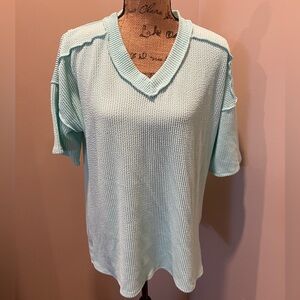 Heimish V-Neck Ribbed Top